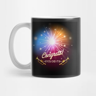 Congrats Fireworks Mug